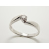 Prsteň s diamantom 0,17 ct z bieleho zlata Andromeda 