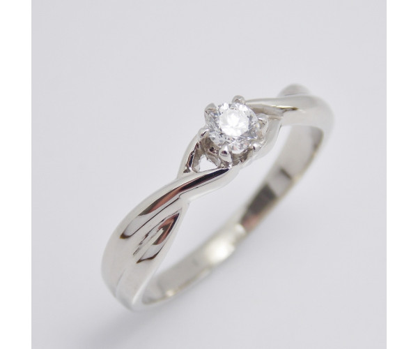 Prsteň s diamantom 0,185 ct Paradise