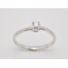 Prsteň s diamantom 0,10 ct  z bieleho zlata Sydney