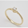 Prsteň s diamantom  zo žltého zlata Sydney