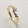 Zásnubný prsteň žlté zlato Gianna JM77