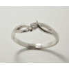 Prsteň s diamantom 0,085 ct z bieleho zlata 0,085 ct Willow