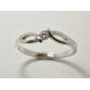 Prsteň s diamantom 0,085 ct z bieleho zlata 0,085 ct Willow