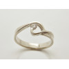 Prsteň s diamantom 0,14 ct Small Heart W