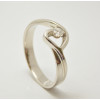 Prsteň s diamantom 0,14 ct Small Heart W