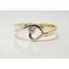 Prsteň s diamantom 0,14 ct Small Heart YW