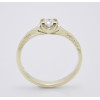 Prsteň s diamantom 0,18 ct zo žltého zlata Glow diamond II.
