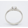 Prsteň s diamantom 0,16 ct z bieleho zlata Glow diamond