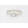 Prsteň s diamantom 0,16 ct z bieleho zlata Glow diamond