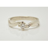 Prsteň s diamantom 0,18 ct z bieleho zlata Melody