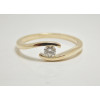Prsteň s diamantom 0,18 ct zo žltého zlata Golden Eye