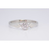 Prsteň s diamantom 0,19 ct  z bieleho zlata Montana