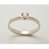Prsteň s diamantom 0,18 ct z bieleho zlata Promise
