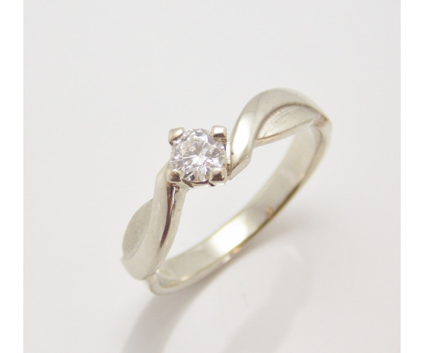 Prsteň s diamantom 0,19 ct z bieleho zlata Melody Prsteň s diamantom 0,19 ct z bieleho zlata Melody