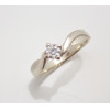 Prsteň s diamantom 0,19 ct z bieleho zlata Melody Prsteň s diamantom 0,19 ct z bieleho zlata Melody