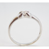 Prsteň s diamantom 0,14 ct z bieleho zlata Ribbon Prsteň s diamantom 0,14 ct z bieleho zlata Ribbon
