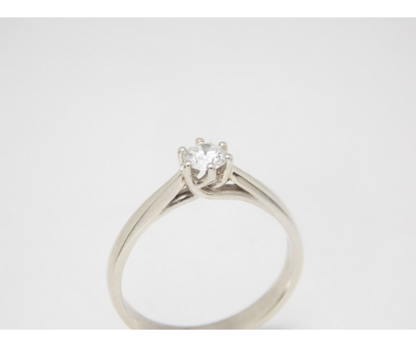 Zásnubný prsteň s diamantom 0,21ct Elit