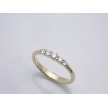 Dámsky prsteň s diamantami Diamond line
