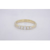 Dámsky prsteň s diamantami Diamond line