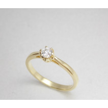 Zásnubný prsteň Mary s 0,23ct diamantom IGI