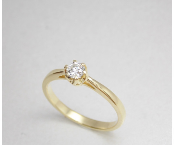 Zásnubný prsteň Mary s 0,23ct diamantom IGI