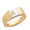 Pánsky prsteň žlté zlato JM10