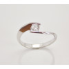 Zásnubný prsteň biele zlato Caroline DF2037