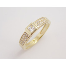 Zásnubný prsteň žlté zlato Carmen DF2361