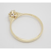Prsteň s diamantom 0,40 ct  zo žltého zlata Abra