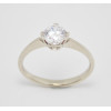 Zásnubný prsteň biele zlato Angelica